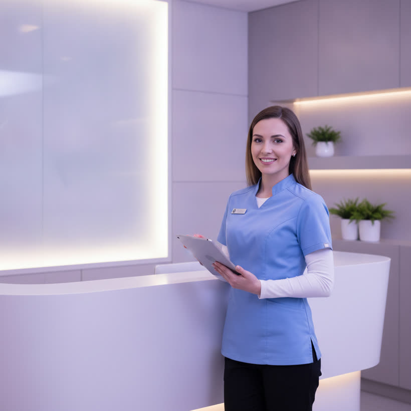Patient intake and scheduling support for clinics